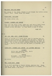 Moe Howard's 21pp. Script Dated April 1952 for The Three Stooges Film ''Cuckoo on a Choo Choo'', Working Title ''A Train Called Schmow'' -- Signed by Moe on Cover -- Mild Dampstaining, Else Near Fine